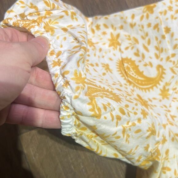 Ivy street paisley print tired baby doll dress cotton mini prairie sun dress - Picture 3 of 9